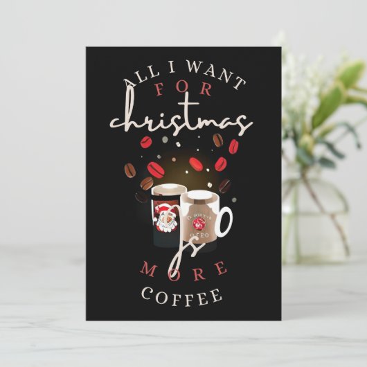 クリスマスに欲しいのはコーヒーだけ TシャツB シーズンカード (スタンド正面)