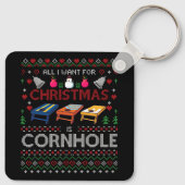 クリスマスに欲しいのはコーンホールディグリーなコーンホール キーホルダー (裏面)