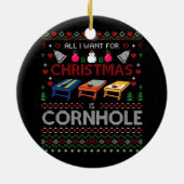 クリスマスに欲しいのはコーンホールディグリーなコーンホール セラミックオーナメント (裏面)