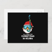 クリスマスに欲しいのはスカバダイバーだけ Xmas スカバダイバー シーズンポストカード (正面/裏面)