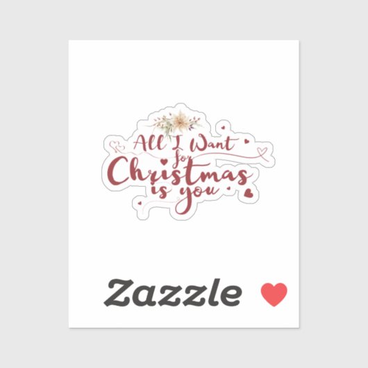 クリスマスに欲しいのはステッカーだけだ シール (シート)