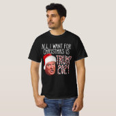 クリスマスに欲しいのはトランプ2024 Tシャツ (正面フル)