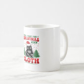 クリスマスに欲しいのはナマケモノだけ コーヒーマグカップ (正面右)