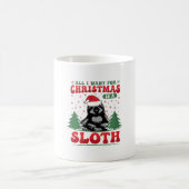 クリスマスに欲しいのはナマケモノだけ コーヒーマグカップ (中央)