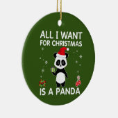 クリスマスに欲しいのはパンダオーナメント セラミックオーナメント (右)