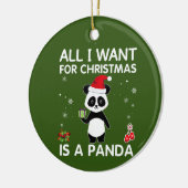 クリスマスに欲しいのはパンダオーナメント セラミックオーナメント (左)