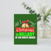 クリスマスに欲しいのはヒラリーだけだ シーズンポストカード (スタンド正面)