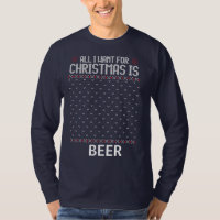 クリスマスに欲しいのはビールメンズ長袖