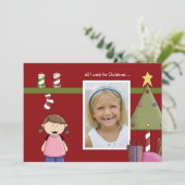 クリスマスに欲しいのはフォトホリデーカードだけ シーズンカード (スタンド正面)