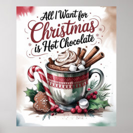 クリスマスに欲しいのはホットチョコレートだけ ポスター