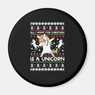 クリスマスに欲しいのはユニコーンTシャツ マグネット