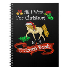 クリスマスに欲しいのは一角獣の本だけだ ノートブック
