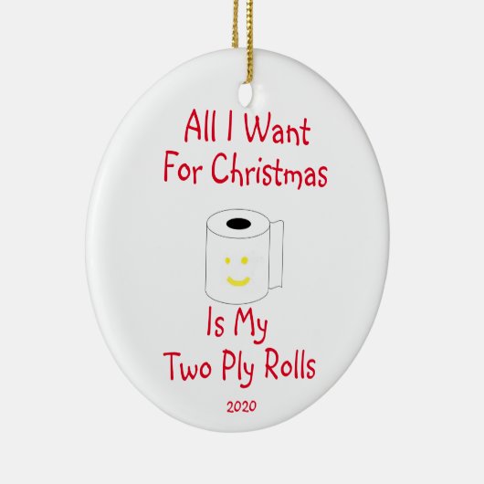 クリスマスに欲しいのは僕の二枚使い転がだ セラミックオーナメント (右)