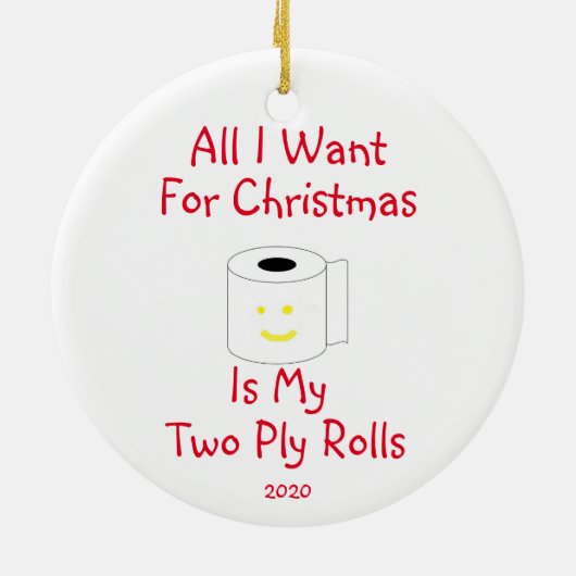 クリスマスに欲しいのは僕の二枚使い転がだ セラミックオーナメント (裏面)
