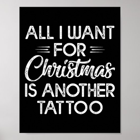 クリスマスに欲しいのは別の入れ墨 ポスター (正面)