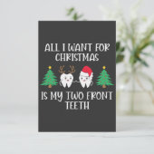 クリスマスに欲しいのは前歯2本 サンキューカード (スタンド正面)