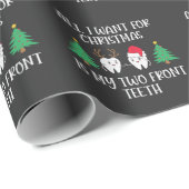 クリスマスに欲しいのは前歯2本 ラッピングペーパー (ロールコーナー)