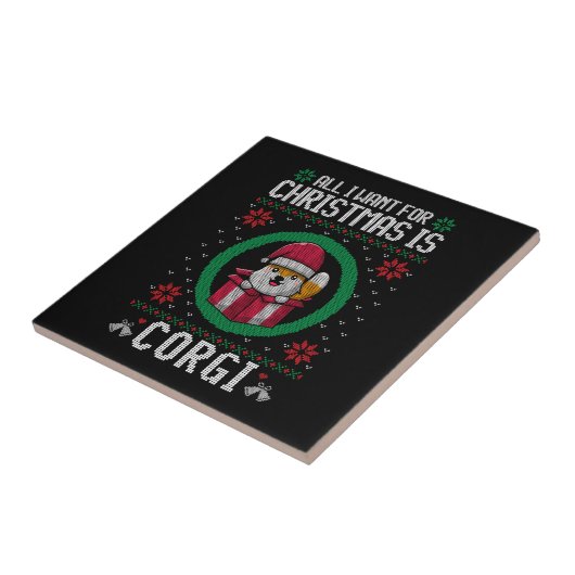 クリスマスに欲しいのは可愛いコルギだけ タイル (側面)