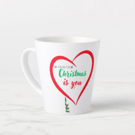 クリスマスに欲しいのは君だけだ カフェラテマグ