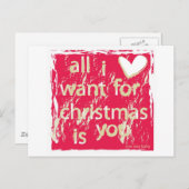クリスマスに欲しいのは君だけだ! シーズンポストカード (正面/裏面)