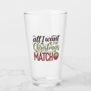クリスマスに欲しいのは抹茶グリーンドリンクだけ タンブラーグラス