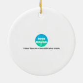 クリスマスに欲しいのは新しいキャットボートだけだ セラミックオーナメント (裏面)