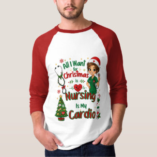 クリスマスに欲しいのは有酸素運動だけ Tシャツ
