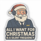 クリスマスに欲しいのは無線のクリア周波数だけ シール (正面)