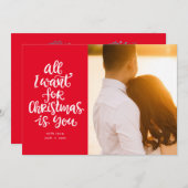 クリスマスに欲しいのは白い文字のYOUだけだ シーズンカード (正面/裏面)