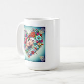 クリスマスに欲しいのは私たちだけだ |フォトホリデー コーヒーマグカップ (正面左)