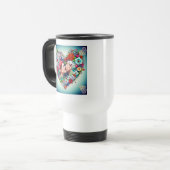 クリスマスに欲しいのは私たちだけだ |フォトホリデー トラベルマグ (正面左)