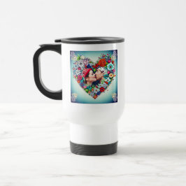 クリスマスに欲しいのは私たちだけだ |フォトホリデー トラベルマグ