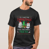 クリスマスに欲しいのは私の二つの前面だけ Tシャツ (正面)