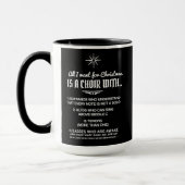 クリスマスに欲しいのは聖歌隊だけ…マグカップ マグカップ (左)