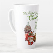 クリスマスに欲しいのは良い本ばかりだ カフェラテマグ (左アングル)