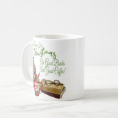 クリスマスに欲しいのは良い本ばかりだ コーヒーマグカップ (正面左)