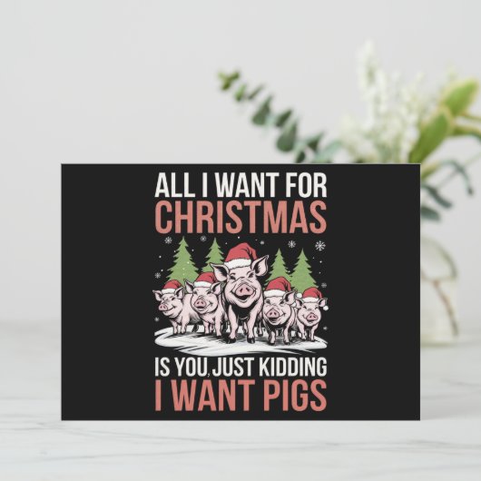 クリスマスに欲しいのは豚醜いセーターだけだ シーズンカード (スタンド正面)