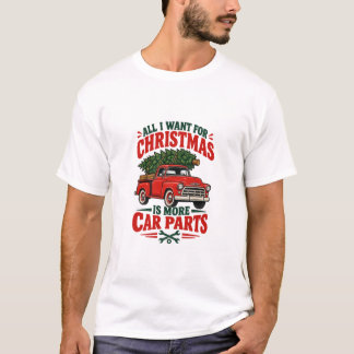 クリスマスに欲しいのは赤いピックアップトラックだけ Tシャツ
