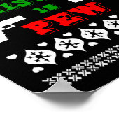 クリスマスに欲しいのは銃の持ち主のファンのピューだけだ ポスター (角)