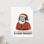 クリスマスに欲しいのは電波のクリアだけ カード (正面/裏面インサイチュ)