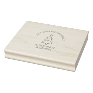 クリスマスに欲しいのは飾クッキーだ ラバースタンプ