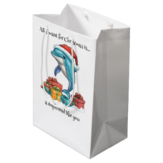 クリスマスに欲しいのは… ミディアムペーパーバッグ (裏面アングル)