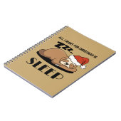 クリスマスに欲しいのは、眠ること、眠ること ノートブック (左側)