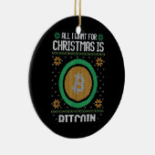 クリスマスに欲しいのはBitcoin BTC セラミックオーナメント (右)