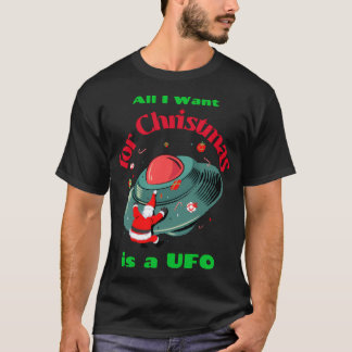 クリスマスに欲しいのはUfoだけだ Tシャツ