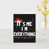 クリスマスに欲しいものは何でも持っている カード (黄色い花)