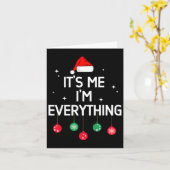 クリスマスに欲しいものは何でも持っている カード (黄色い花)