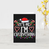 クリスマスに欲しいものは何でも持っている カード (黄色い花)