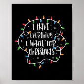 クリスマスに欲しいものは何でも持っている ポスター (正面)
