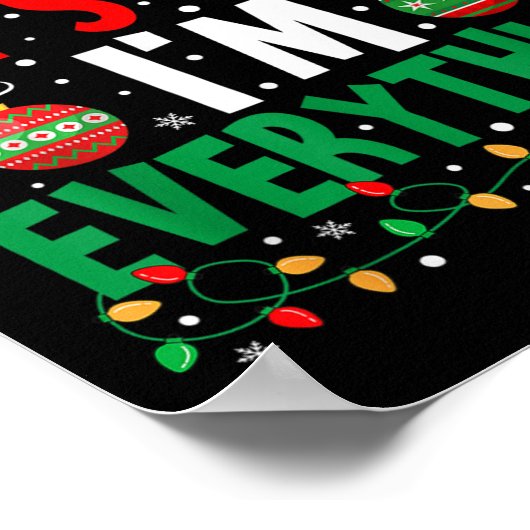 クリスマスに欲しいものは何でも持っている ポスター (角)